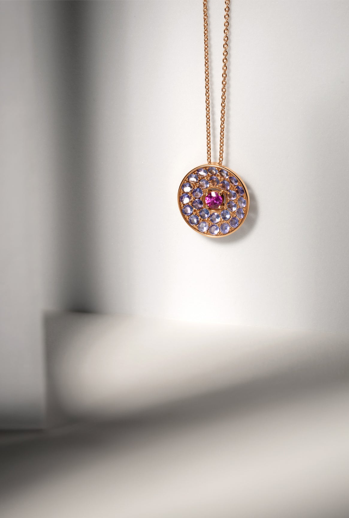 Saphir Pourpre Rose De Tanzanie Naturel Non Chauffé - 6.5 X 3.5 Mm - 0.36 Ct