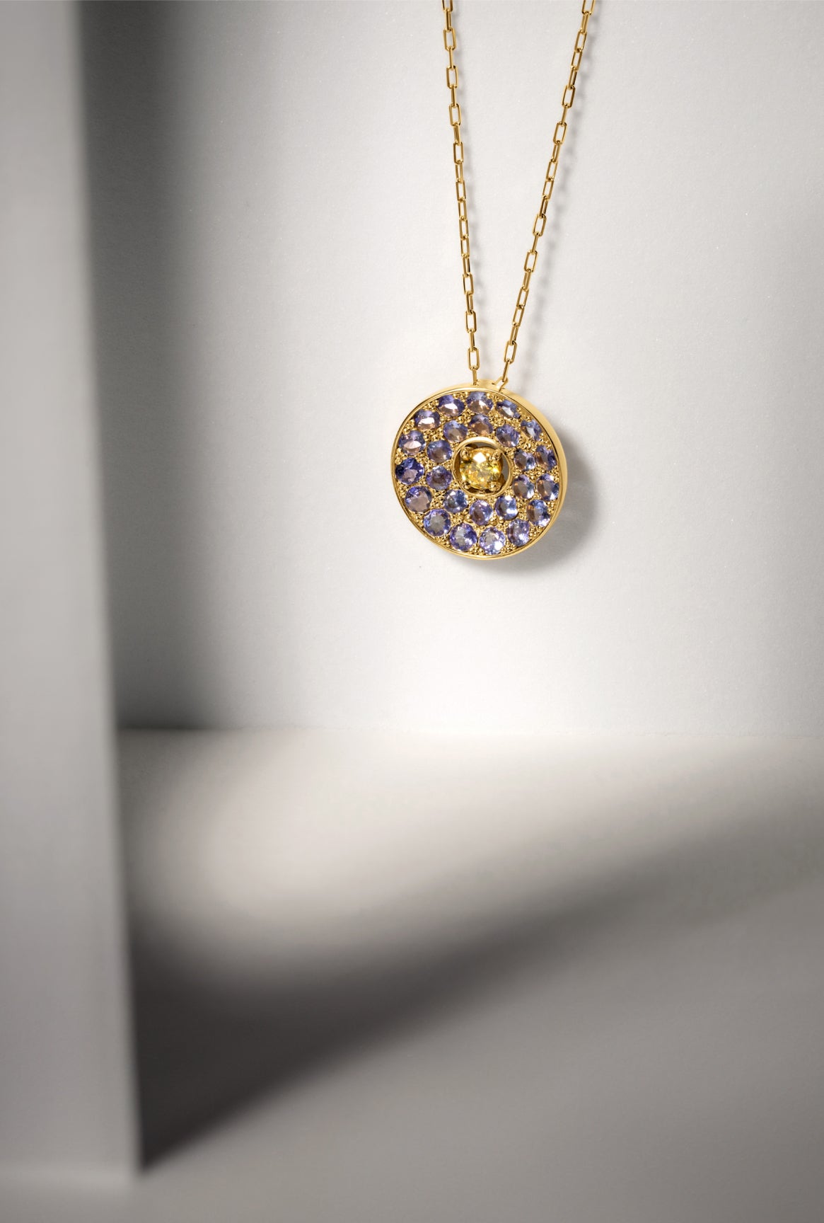 Autour de toi - Tanzanites & diamant jaune