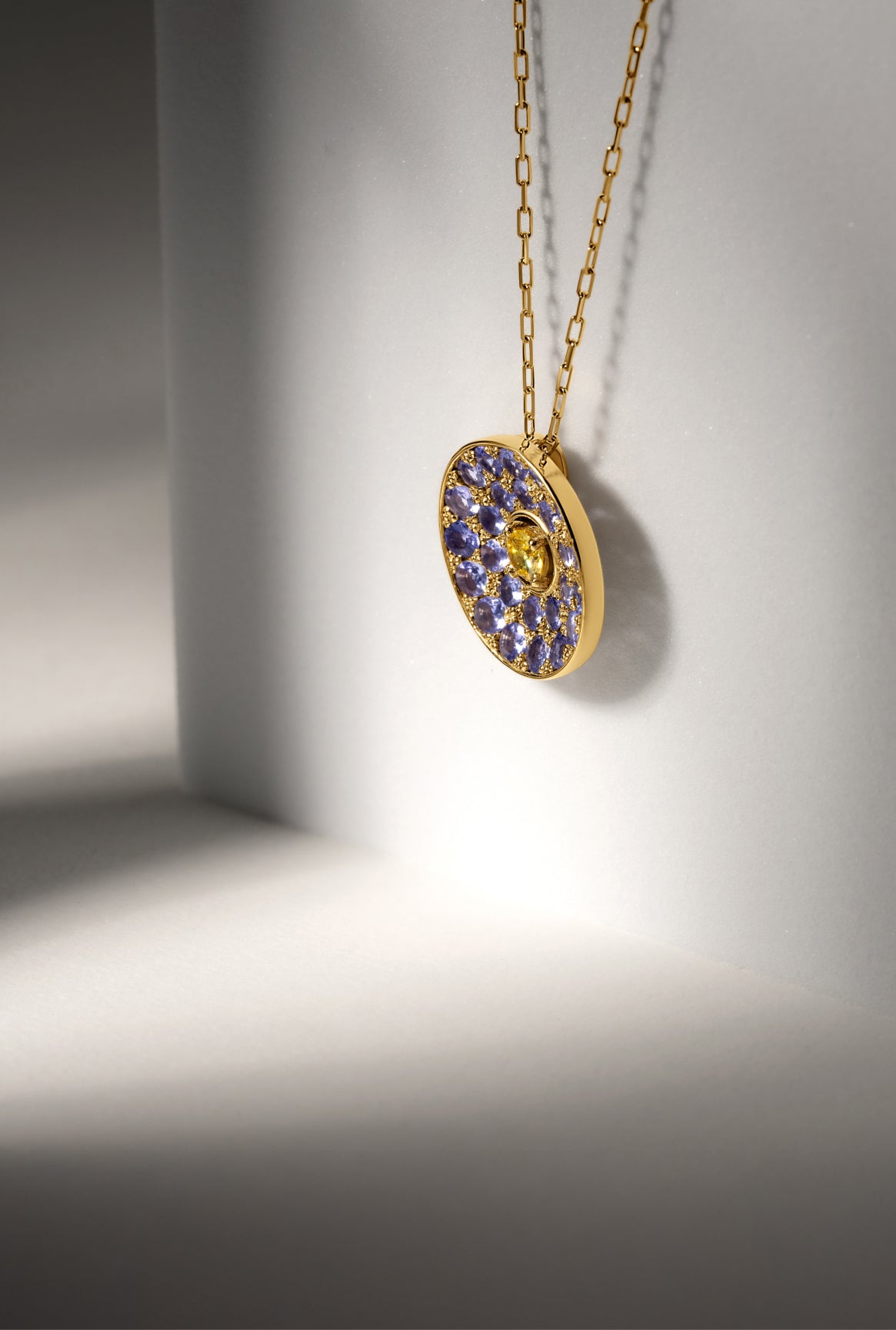 Autour de toi - Tanzanites & diamant jaune