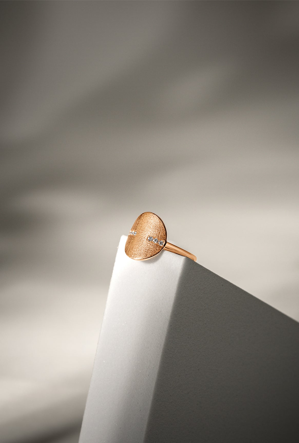 Bague Eclipse - or rose