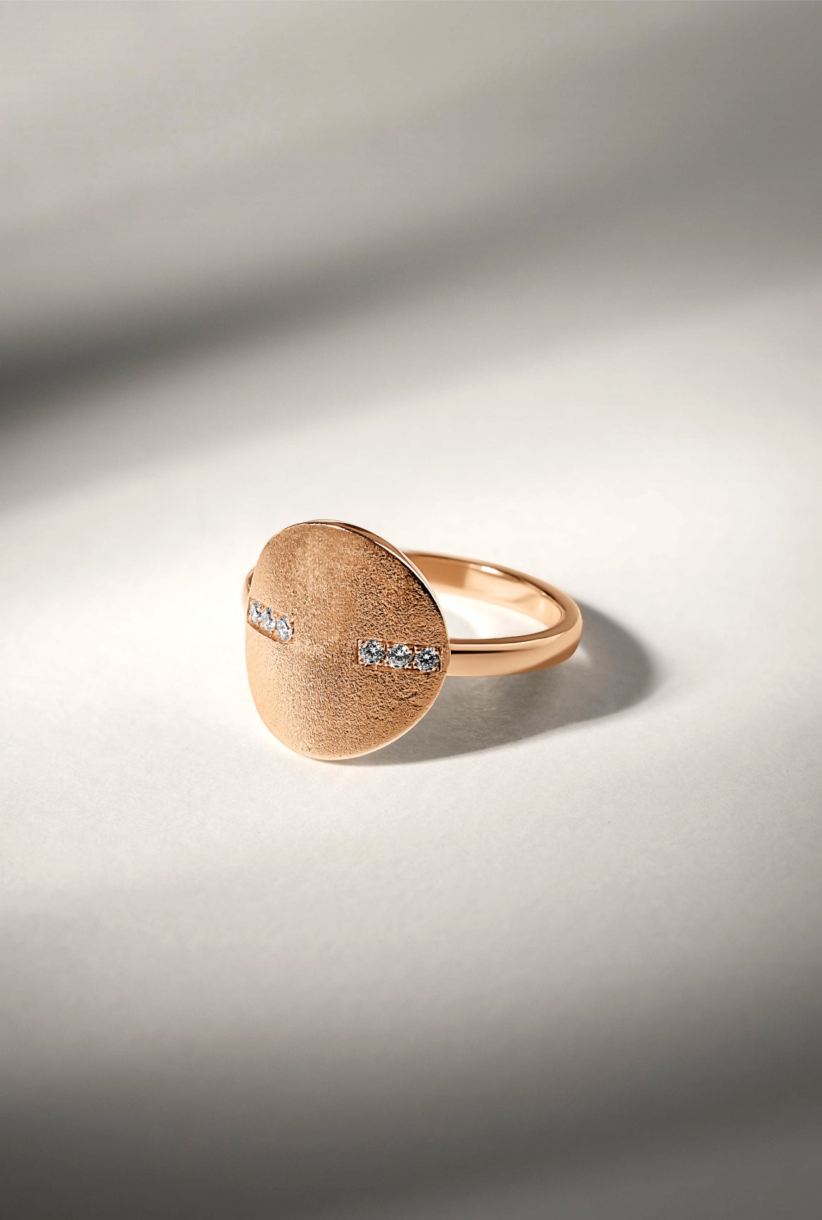 Bague Eclipse - or rose